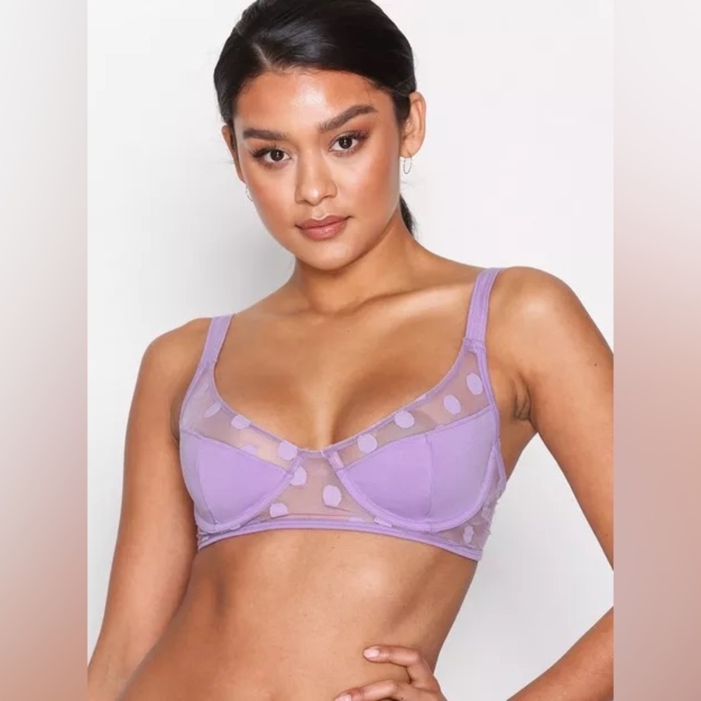 For Love and Lemons Clementine Dot Bra